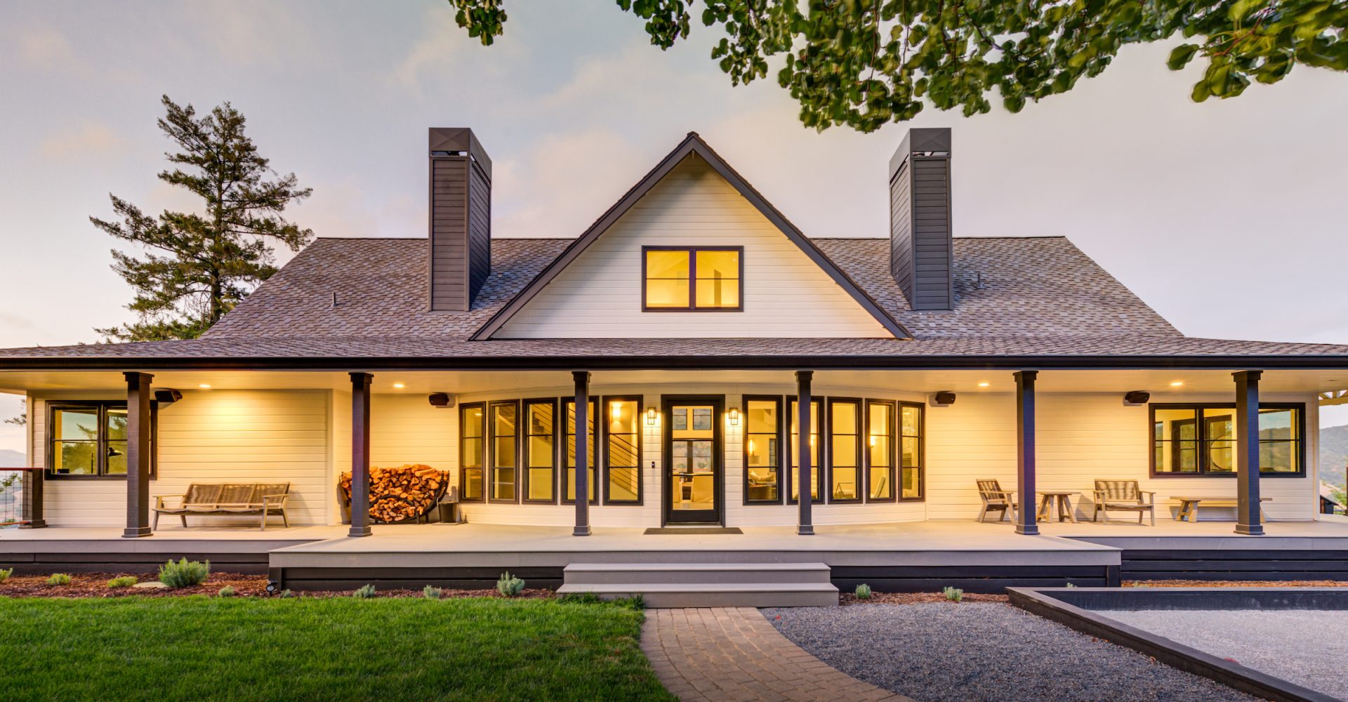 Home exterior by Sonoma County home builder LEFF Design Build.