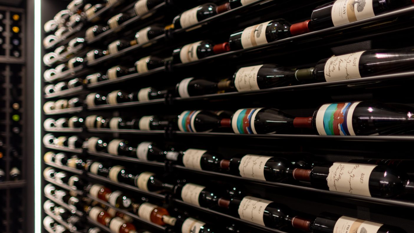 Custom wine storage for wine cellar remodel by Sonoma County's Premier Firm for Custom Homes + Remodeling LEFF Design Build.