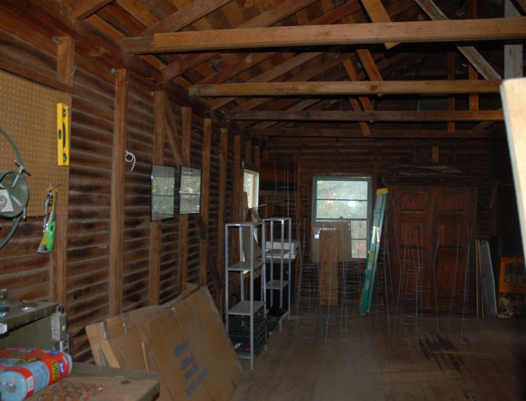 Existing interior with wood beams ready for custom remodeling by Sonoma County's Premier Firm for Custom Homes + Remodeling LEFF Design Build.