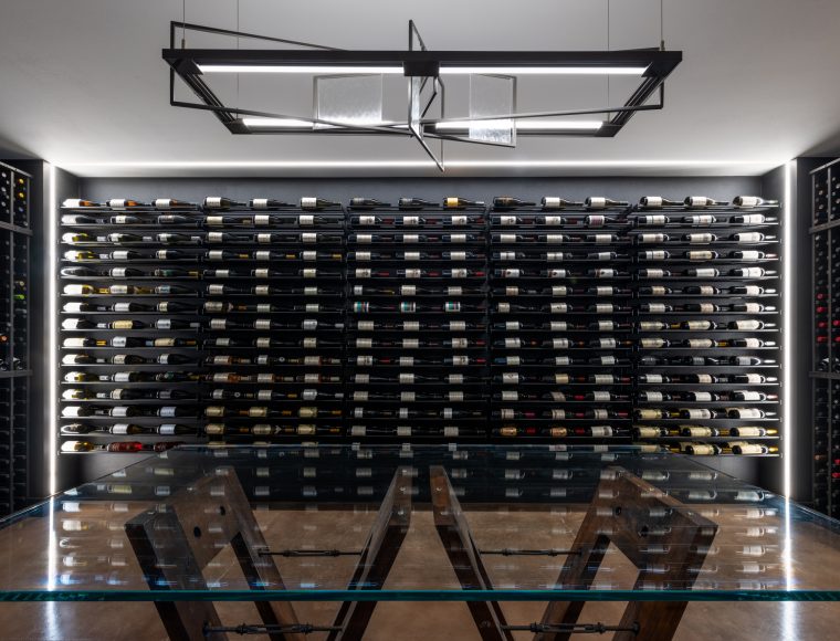 Wine cellar remodel by Sonoma County's Premier Firm for Custom Homes + Remodeling LEFF Design Build.