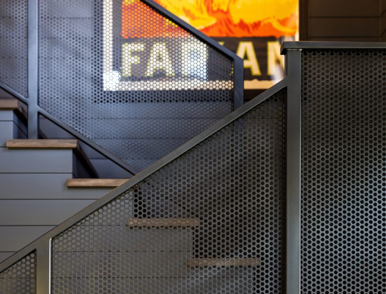 Stairway detail, home remodel by Sonoma County's Premier Firm for Custom Homes and Remodeling.